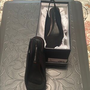 French Connection Black Kitten Heels Timeless Design